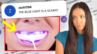 does the BLUE LIGHT actually whiten teeth?