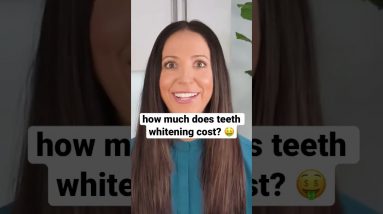 teeth whitening cost #shorts