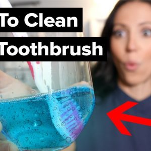 How To Clean Your Toothbrush and Tongue Scraper