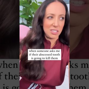 can an abscessed tooth kill you? #shorts