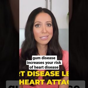 gum disease increases your risk of having a heart attack #shorts