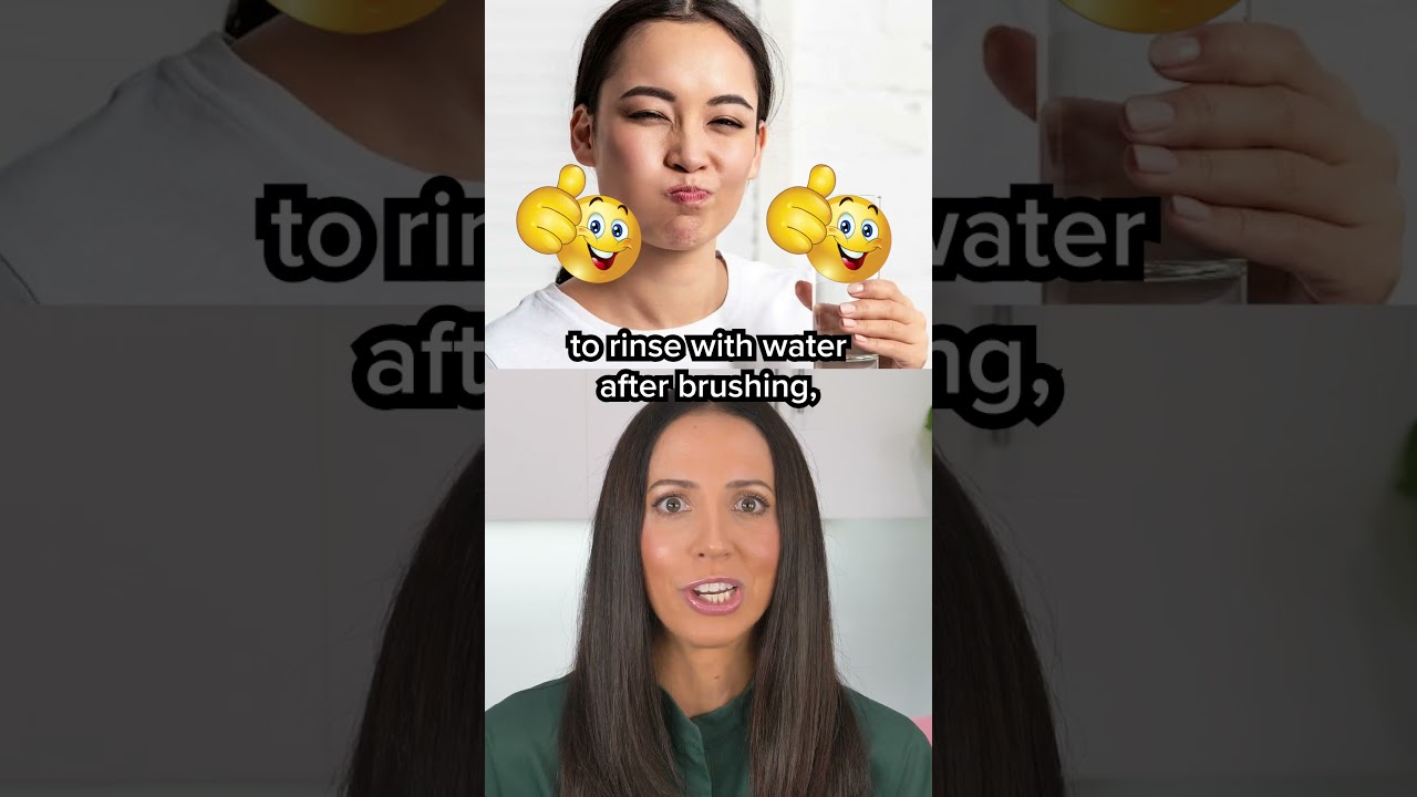 should you leave toothpaste on your teeth? shorts Etoners