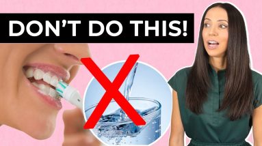 should you STOP rinsing after brushing?