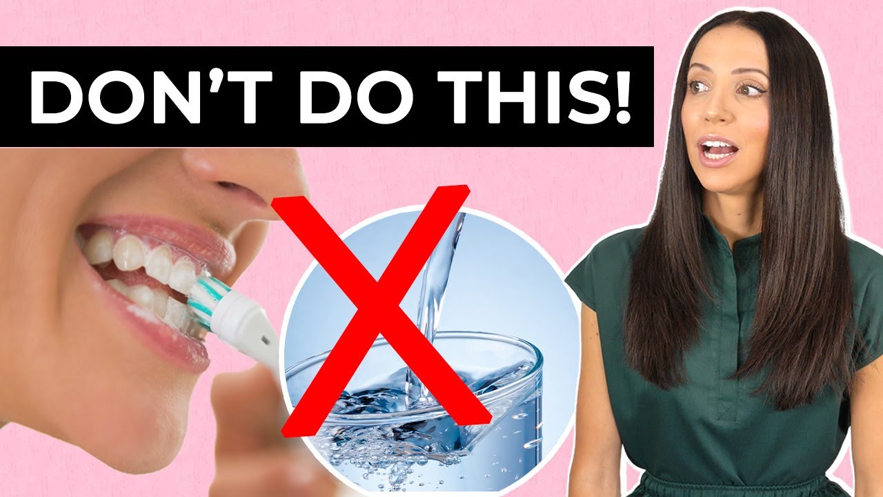 should you STOP rinsing after brushing? - Etoners