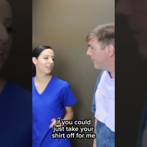 awkward dentist: he almost took his shirt off! #shorts