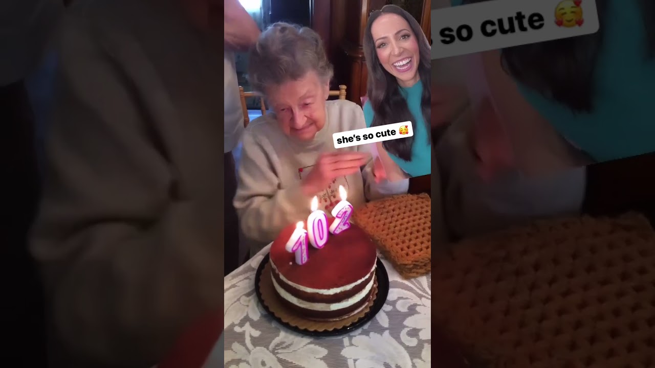grandma's dentures fall out while blowing out candles shorts Etoners